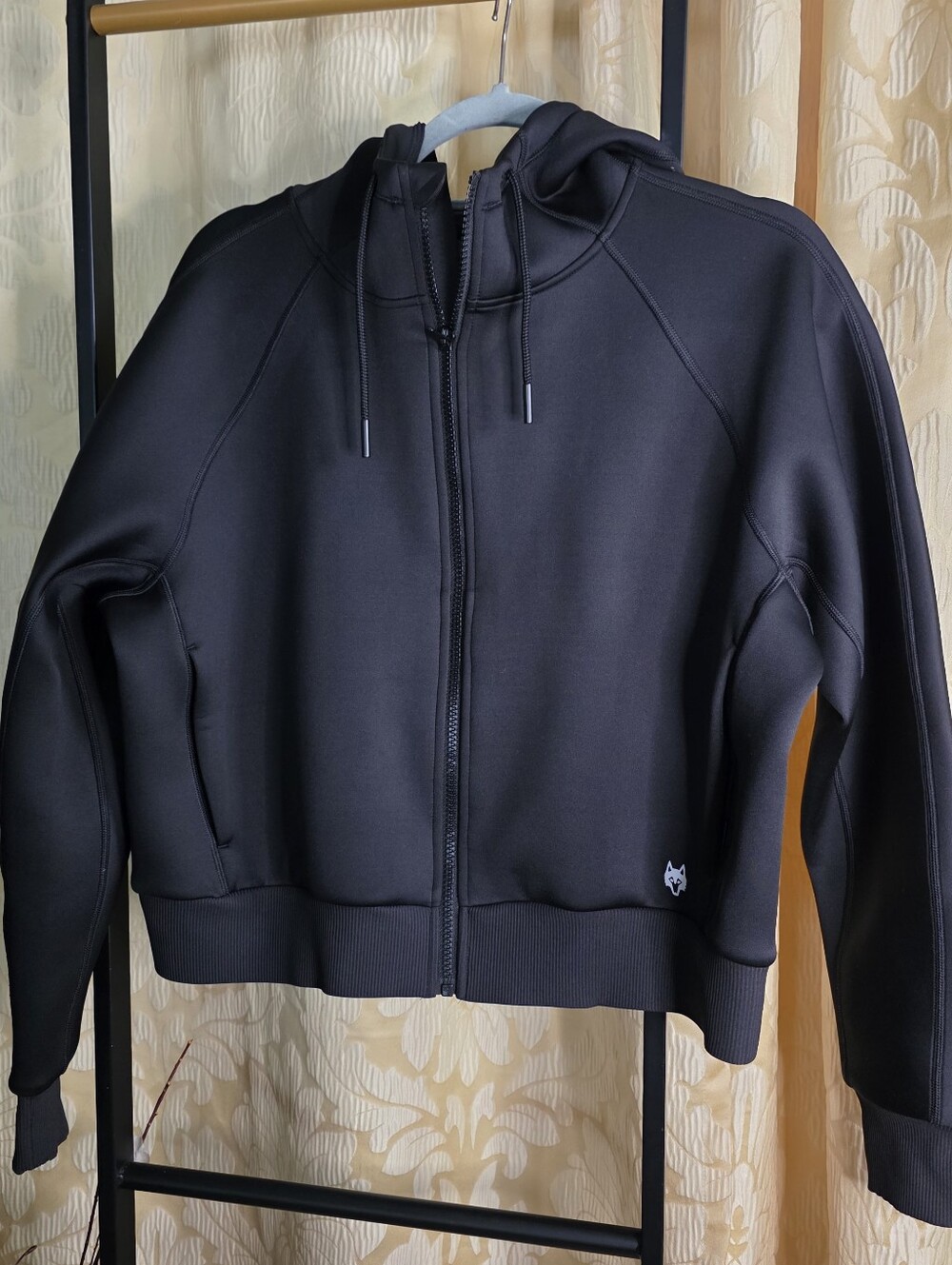 Greyson Kristina Full Zip Hoodie In Shepherd Sz Medium Black